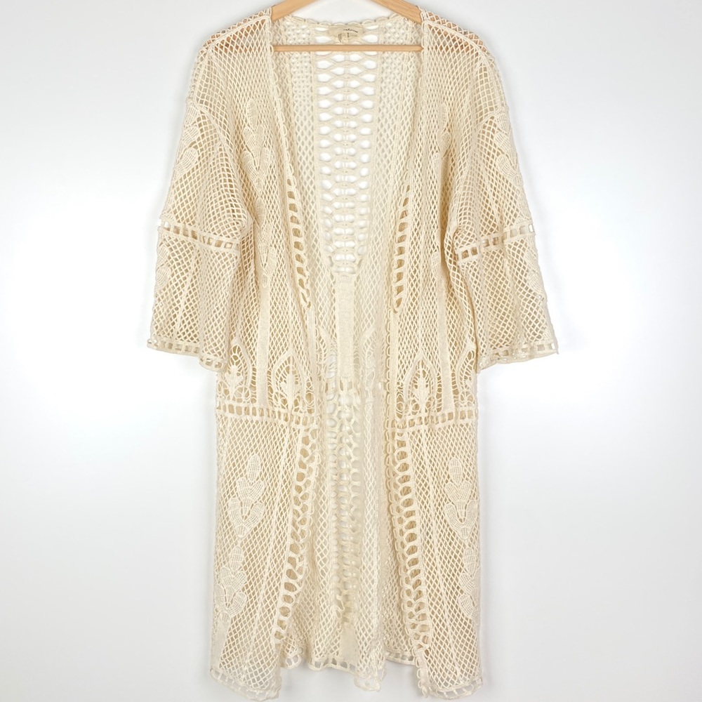 The Korner / Anthropologie Crocheted Cardigan